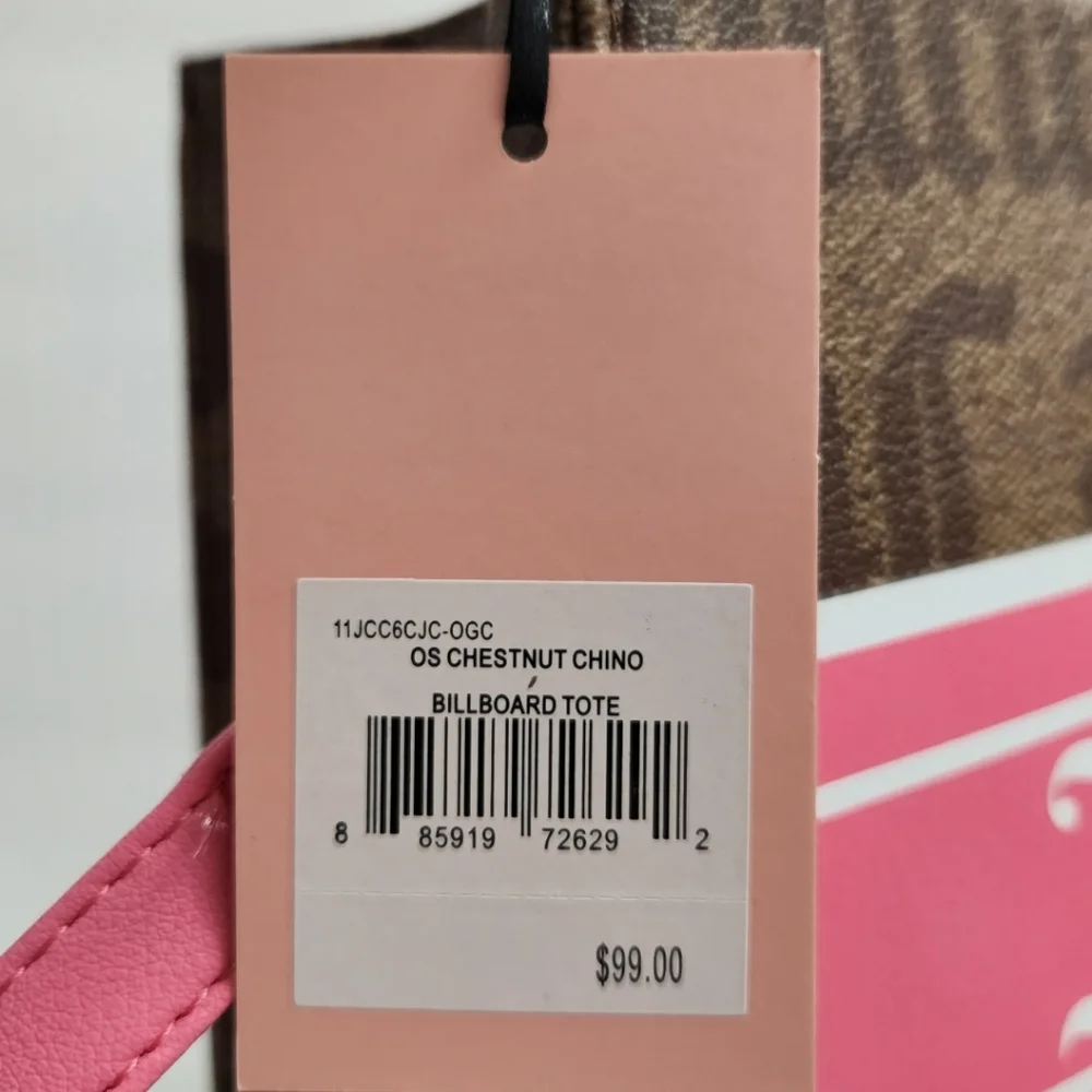 🆕️⬇️Juicy Couture Chestnut Chino Billboard Tote - Picture 13 of 16